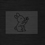 Charming Rabbit Stencil for Kids