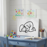 Boy in the sujood prostration position during Islamic prayer