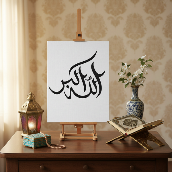 Allahu Akbar Stencil