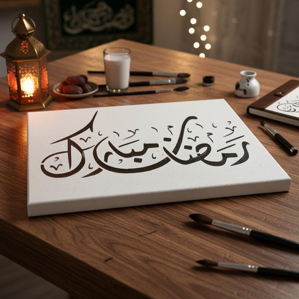 Pochoir élégant Ramadan Mubarak